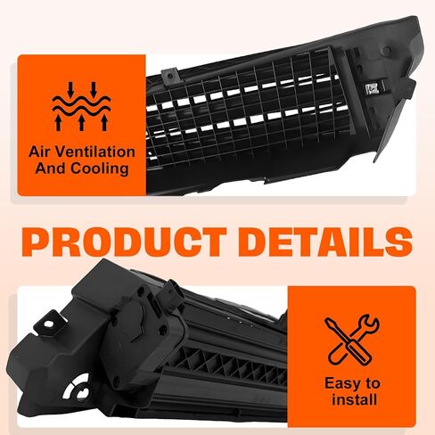 CarPartsDepot Front Active Grille Shutter w/Motor Compatible With 2014-2020 Chevrolet Impala GM1206102 23487243 in Kuwait