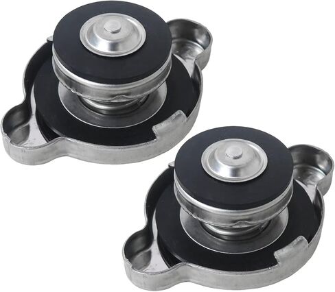 قطعتان من غطاء الرادياتير - تصنيف ضغط 13 رطل لكل بوصة مربعة - بديل لنظام التبريد، يستبدل 1240300 1240093 2511189 مثالي لـ Ranger 570 2014-2015 in Kuwait