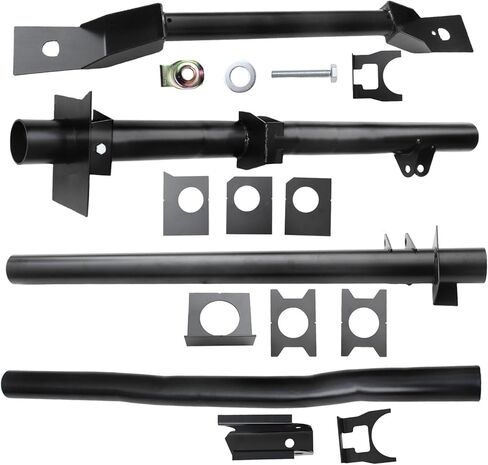 4PCS Front and Rear Fuel Tank Support Crossmember, Rear Upper Shock Mount Crossmember, Rear Spare Tire Support Crossmember Kit for 1999-2006 Chevy Silverado GMC Sierra 1500 2500 in Kuwait