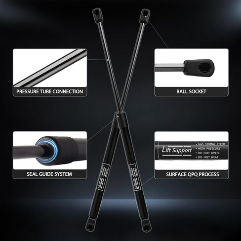 Rear Hatch Tailgate Lift Supports for Honda Civic 2017 2018 2019 2020 2021 Gas Shock Struts (Pack of 2) OE#74820TGG305 in Kuwait