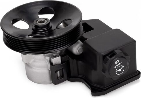 Power Steering Pump, with 6-Groove Pulley & Reservoir, Compatible with Chevrolet Colorado 2004-2012 & GMC Canyon 2004-2012 & Isuzu i-280 2006, i-290 2007-2008, i-350 2006, i-370 2007-2008 in Kuwait