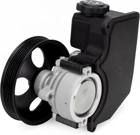Power Steering Pump, with 6-Groove Pulley & Reservoir, Compatible with Chevrolet Colorado 2004-2012 & GMC Canyon 2004-2012 & Isuzu i-280 2006, i-290 2007-2008, i-350 2006, i-370 2007-2008 in Kuwait