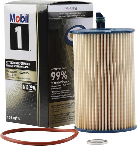 Mobil 1 Extended Performance Oil Filter, M1C-259A | Synthetic Blend, High Efficiency 20,000 Mile Protection | 1 Pack in Saudi Arabia