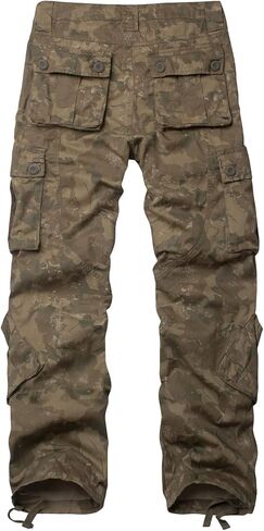 Match Men's Military Camouflage Wild Cargo Pants (36,Dark Forest camo) in Kuwait