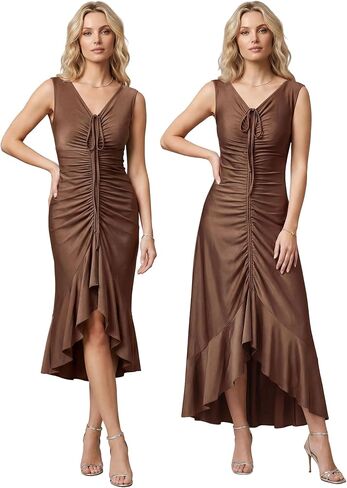 Ever-Pretty Women's Summer Convertible Sleeveless Casual Dress Stretchy Maxi Formal Wedding Guest Party Cocktail Dresses in Saudi Arabia