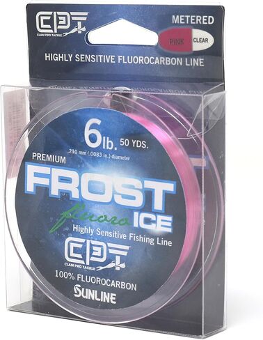 CLAM Pro Tackle 10971 CPT Frost Line Fluorocarbon - 3lb - Clear - 50 Yard in Kuwait