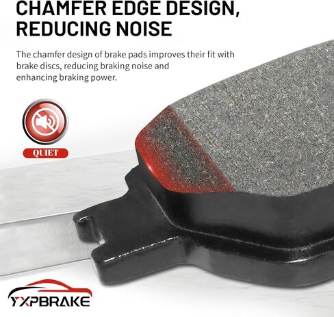 Ceramic Front Brake Pads with Hardware Fit for Dodge Ram 2500 3500 1994-1999, Chevrolet Express 2500 3500 1996-2002, K3500 C3500 1990-2000, GMC Savana 2500 3500 1996-2002, C3500 K3500 1990-2000 in Kuwait