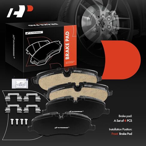 مجموعة وسادات الفرامل الأمامية المصنوعة من السيراميك A-Premium متوافقة مع Land Rover Range Rover 2006-2009، Range Rover Sport 2006-2009، LR3 2005-2009، 4 عبوات in Saudi Arabia