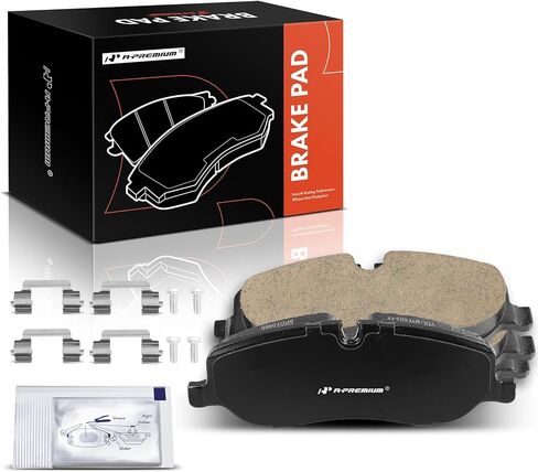 مجموعة وسادات الفرامل الأمامية المصنوعة من السيراميك A-Premium متوافقة مع Land Rover Range Rover 2006-2009، Range Rover Sport 2006-2009، LR3 2005-2009، 4 عبوات in Saudi Arabia