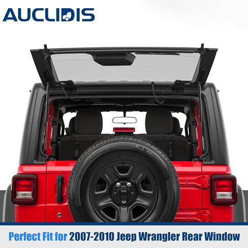 6602 Rear Window Shocks Struts Lift Supports Gas Springs Compatible with Jeep Wrangler Jk 2007 2008 2009 2010, Replace OE# SG214054, Set of 2 by AUCLIDIS in Saudi Arabia