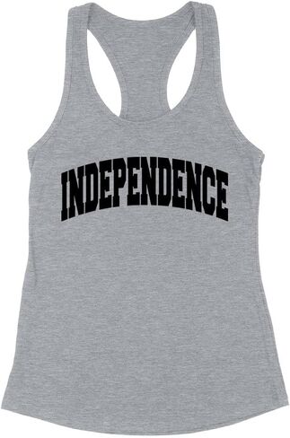 Independence Collegiate Tank Top Fitted Racerback Women's in Kuwait