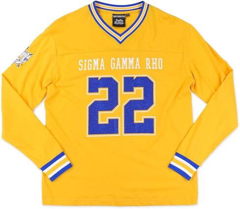 Big Boy Sigma Gamma Rho Divine 9 S1 Long Sleeve Jersey [Long Sleeve - Gold] - ID#75475-75-208-0-7 in Kuwait