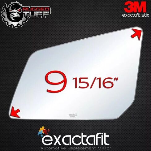 Driver Side Mirror Glass Replacement For 2009-2016 Chevy Traverse, 2007-2017 GMC Acadia, 2007-2010 Saturn Outlook Left Door Mirrors With Adhesives exactafit 8762L in Saudi Arabia