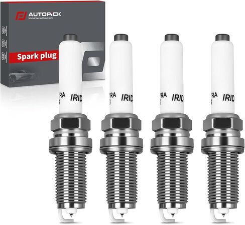 مجموعة من 4 شمعات إشعال إيريديوم بلاتينيوم 94833 PLFER7A8EG متوافقة مع Audi & Volkswagen - A3 2015-2020، A4 A5 A6 TT Quattro Q5 Q7، 2014-2021 Passat Beetle Golf Jetta GTI، L4 1.8L، 2L in Kuwait