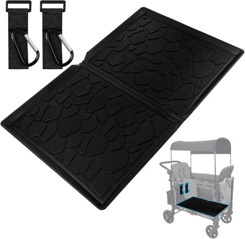 سجادة مناسبة لجميع الأحوال الجوية لسلسلة Wonderfold W4، سجادة أرضية عربة مقاس 33.5 × 20.5 بوصة مع خطافين، قابلة لإعادة الاستخدام وسهلة التنظيف لحماية عربة W4 من المياه الرملية والأوساخ in Kuwait
