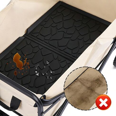 سجادة مناسبة لجميع الأحوال الجوية لسلسلة Wonderfold W4، سجادة أرضية عربة مقاس 33.5 × 20.5 بوصة مع خطافين، قابلة لإعادة الاستخدام وسهلة التنظيف لحماية عربة W4 من المياه الرملية والأوساخ in Kuwait