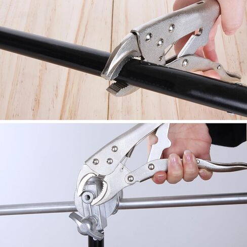 3 PCS VISE-GRIP Curved Jaw Locking Pliers (10inch) with Wire Cutter Curved Jaw for tightening,clamping,twisting,and turning,Chrome-vanadium Steel Curved Jaw Locking Vise Plier Grips Wrench in Kuwait