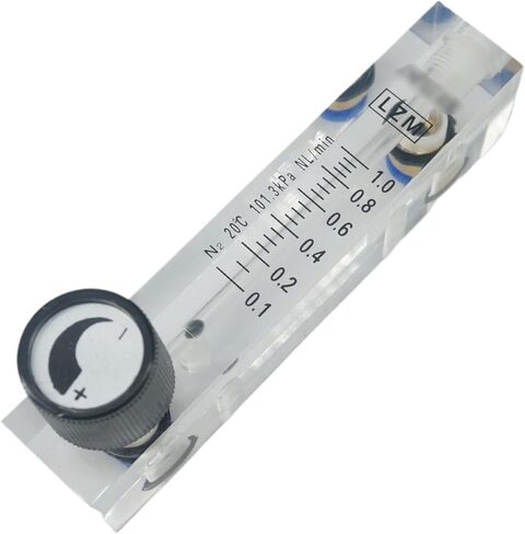 0.1-0.4 0.1-1 0.15-1.5 2-25 0.5-5 1-10 1.5-15 2-20L/min LZM-6T N2 Nitrogen Flowmeter Rotameter with Valve Push in 6mm Tube(1-10L Per min) in Kuwait