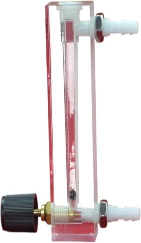 LZQ-7 1-10LPM مقياس تدفق الهواء (H = 120 مم مقياس تدفق الغاز) مع صمام التحكم لموصل الأكسجين، يمكنه ضبط التدفق in Saudi Arabia
