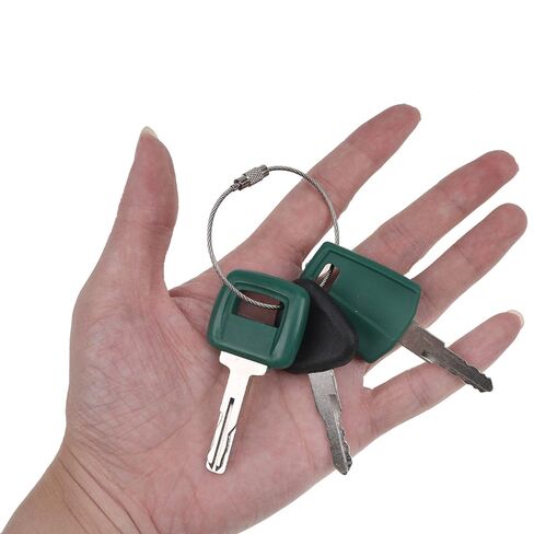 Solarhome Set of 3 Ignition Keys Master Set Excavator Key Heavy Equipment Key Set/Construction Compare with Key Heavy Equipment Excavator Loader Truck in Saudi Arabia