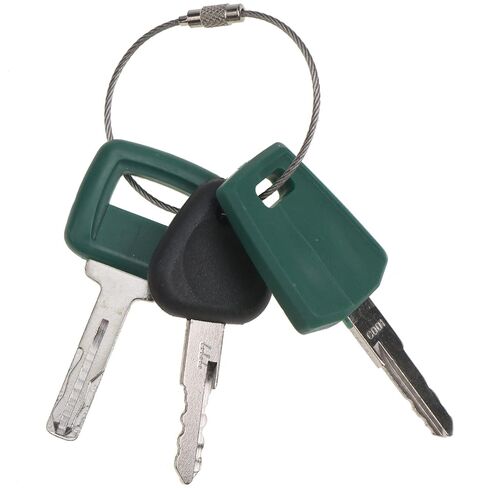 Solarhome Set of 3 Ignition Keys Master Set Excavator Key Heavy Equipment Key Set/Construction Compare with Key Heavy Equipment Excavator Loader Truck in Saudi Arabia