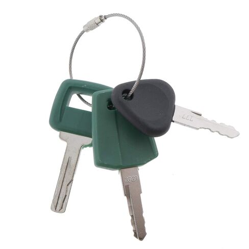 Solarhome Set of 3 Ignition Keys Master Set Excavator Key Heavy Equipment Key Set/Construction Compare with Key Heavy Equipment Excavator Loader Truck in Saudi Arabia