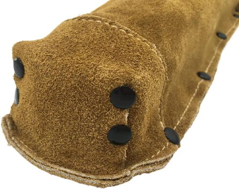 100% الجلود قوس قضيب لحام حقيبة حامل القطب الكهربائي مقاومة للهب الحرارة الأجهزة أداة الخصر حقيبة تخزين يمكن لعصا لحام الحاويات in Kuwait