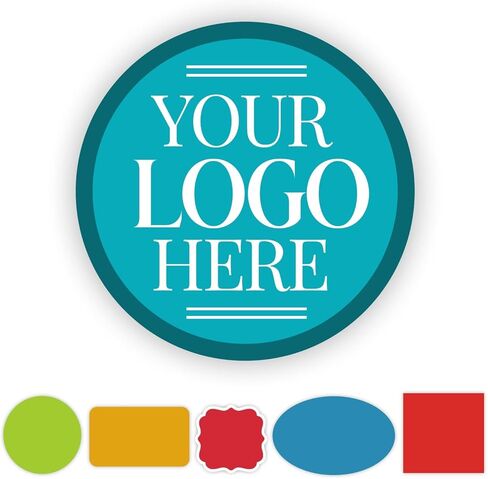 STICKERJET Custom Vinyl Stickers - Personalize Your Own Labels with Your Photo, Text, Logo or Image - Fade Resistant Waterproof Custom Decals for Logo, Branding, Packaging - Customized Sticker Label in Kuwait