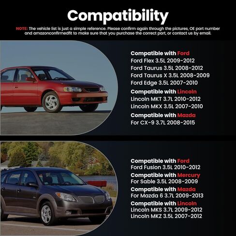 Fuel Injectors Compatible with Ford Fusion 2010-2012 Taurus 2008-2012 Edge 2007-2010 Flex 2009-2012 Lincoln MKX 2007-2010 3.5L Ma-zda 6 2009-2013 CX-9 2008-2015 3.7L,7T4Z9F593A Set of 6 in Kuwait