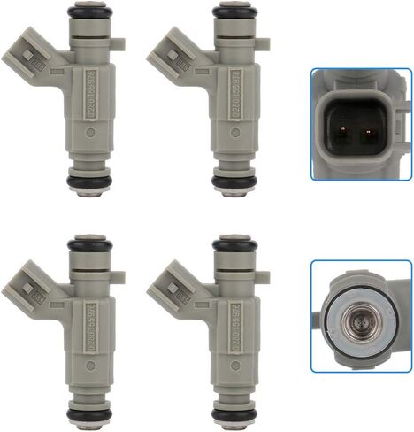 SCITOO Fuel Injectors Automotive Engine 4 Holes 4Pcs Replacement For Chrysler For Neon 2000-2002,For Chrysler For PT Cruiser 2001-2003,For Dodge For Stratus 2002-2003,For Plymouth For Neon 2001 in Saudi Arabia