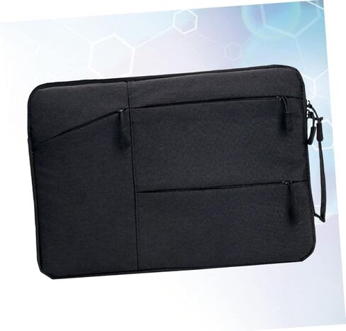 Laptop Bag Portable Briefcase for Men and Women and Durable Notebook Handbag Stylish Design for Business and Travel Black in Saudi Arabia
