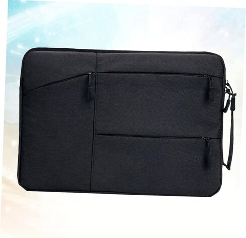 Laptop Bag Portable Briefcase for Men and Women and Durable Notebook Handbag Stylish Design for Business and Travel Black in Saudi Arabia