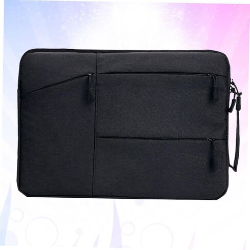 Laptop Bag Portable Briefcase for Men and Women and Durable Notebook Handbag Stylish Design for Business and Travel Black in Saudi Arabia