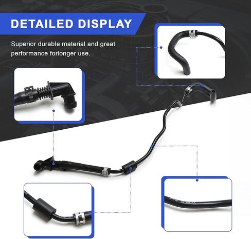 06L121081E 06L121081F أنبوب خزان تدفق سائل التبريد لخرطوم التهوية المركزي متوافق مع Audi A4 A5 A6 A7 A8 Q5 Q7 Quattro VW Touareg 1.8T 2.0T in Kuwait