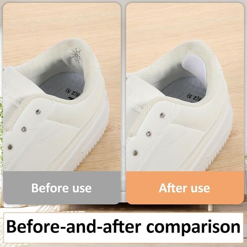 24 Pcs Shoe Patches for Holes, Rectangular Round Form Shoe Repair Patch Self-Adhesive Shoe Heel Repair Kit in 4 Colors for Sneakers and Mesh Shoes (Black, White, Gray, Skin Tone) in Kuwait