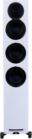 Elac uni-fi المرجع 3-way 5-1/4 "مكبر صوت قائم بذاته ، ومتكلم برج البلوط أو الجوز للمسرح المنزلي ونظام الاستريو ، والزواج الأسود مع جوانب الجوز in Kuwait