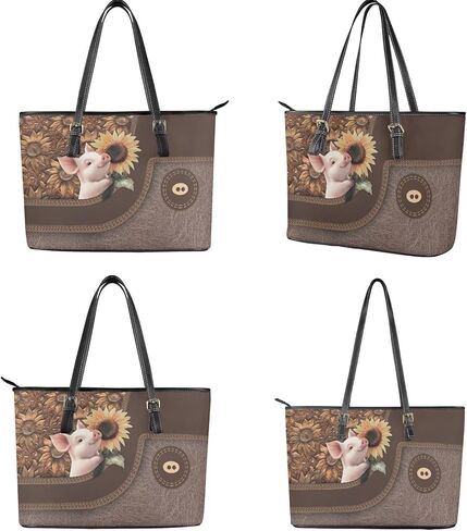 Lotusorchid Tote Top Handle Bag with Wallet Set, Women Tote Handbags Satchel Purse with Wallet for Travel in Saudi Arabia