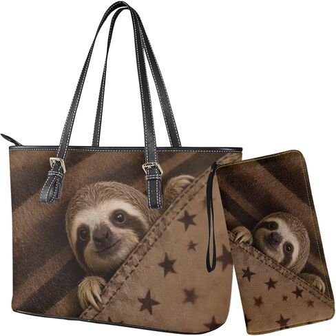Lotusorchid Tote Top Handle Bag with Wallet Set, Women Tote Handbags Satchel Purse with Wallet for Travel in Saudi Arabia
