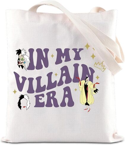 FOTAP Cruella Inspire Merch Villains Cruella Gift In My Villains Era Tote Bag Cruella Fan Gift Bad Girly Gift Villain Handbag in Saudi Arabia