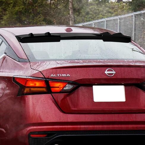 W-POWER, Rear Window Roof Spoiler Compatible with Nissan Altima 2019-2025, ABS Rear Window Roof Visor Spoiler Wing, Painted Black, 2020 2021 2022 2023 2024 in Kuwait