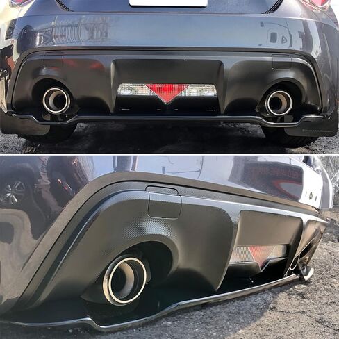 Rear Lip Compatible with 2013-2016 Scion FR-S 2013-2020 Subaru BRZ 2012-2016 Toyota 86, GT86 Factory Style Rear Bumper Diffuser Lip Spoiler PU Poly Urethane by IKON MOTORSPORTS, 2014 2015 in Saudi Arabia