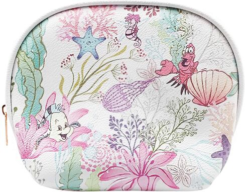 Loungefly x Disney The Little Mermaid Ariel Cosmetic Bags Set, 3 Pieces (Small, Rose Gold) in Saudi Arabia