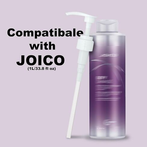2 Piece Pump Dispenser Compatible with Joico Shampoo and Conditioner, Shampoo/Conditioner Pump for Bottle, 1 L/33.8 Fl Oz. in Kuwait