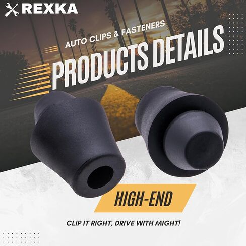 Rexka 5 قطع من ممتص الصدمات المطاطي لغطاء محرك السيارة لنيسان إنفينيتي 65829-50A00 أرمادا كيوب فرونتير ماكسيما روج سينترا تيان فيرسا FX35 45 QX56 ممتص الصدمات نيسان in Kuwait