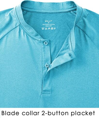 Men's Tennis Shirts Golf Polo Quick Dry Lightweight Casual Short Sleeve Henley Shirt UPF 50+ in Saudi Arabia