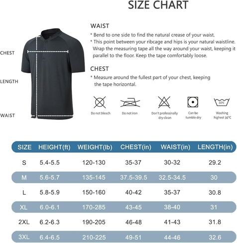 Men's Tennis Shirts Golf Polo Quick Dry Lightweight Casual Short Sleeve Henley Shirt UPF 50+ in Saudi Arabia