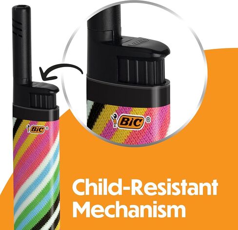 BIC EZ Reach Candle Lighter, The Ultimate Lighter with Extended Wand for Grills and Firepits (1.45-inch), Favorites Series, 6 Count Pack (Assortment of Designs May Vary) in Kuwait