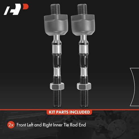 A-Premium 2 x Front Inner Tie Rod Ends, Compatible with Infiniti G37 2011-2013, Q40 2015, G25 2011-2012, AWD Only in Saudi Arabia