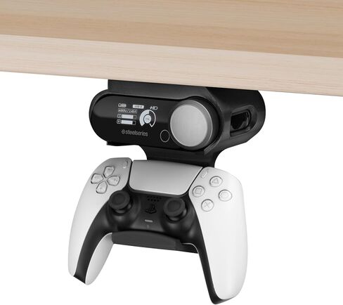 BRAINWAVZ Under Desk Headphone Hanger Stand for Steelseries Arctis Nova Pro Wireless Headsets with Dock for The Wireless Base Station (HPS02) in Saudi Arabia