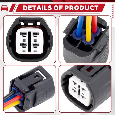 Alternator Regulator Wire Harness Plug/Pigtail Compatible with Toyota or Lexus, 4Runner Camry Tundra Highlander Sequoia Sienna Tacoma Corolla Yaris; Lexus ES GS is RX GX LX RC in Kuwait